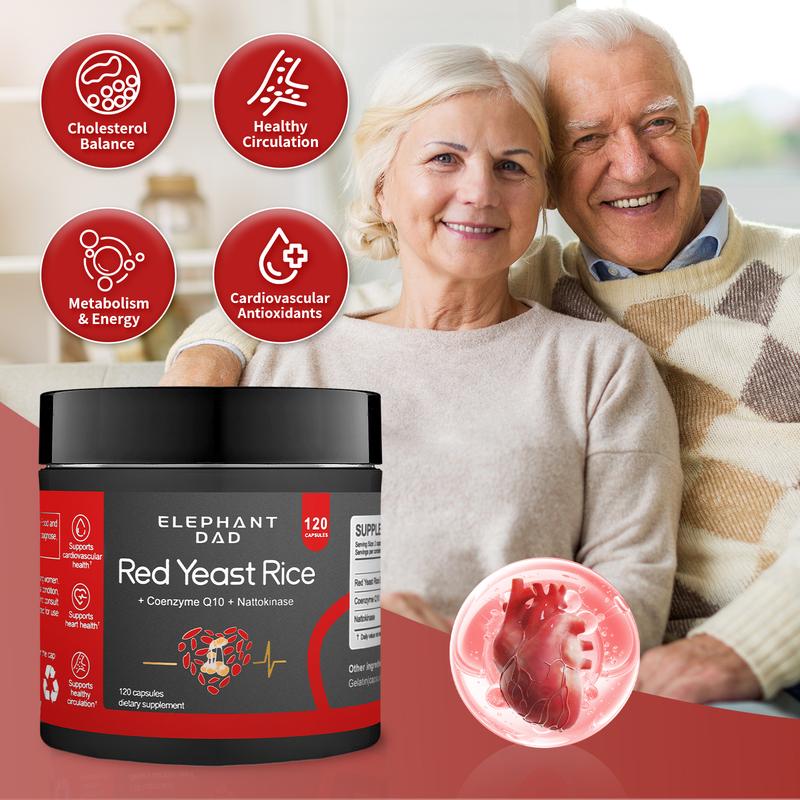 Red Yeast Rice Complex 1000mg with CoQ10 & Nattokinase