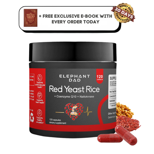 Red Yeast Rice Complex 1000mg with CoQ10 & Nattokinase